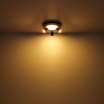 Globo - LED-kohdevalaisin 3xGU10/5W/230V + LED/15W/230V