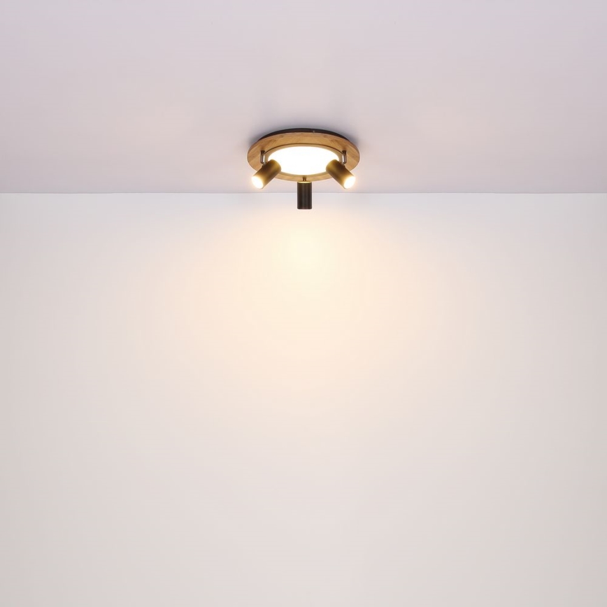 Globo - LED-kohdevalaisin 3xGU10/5W/230V + LED/15W/230V