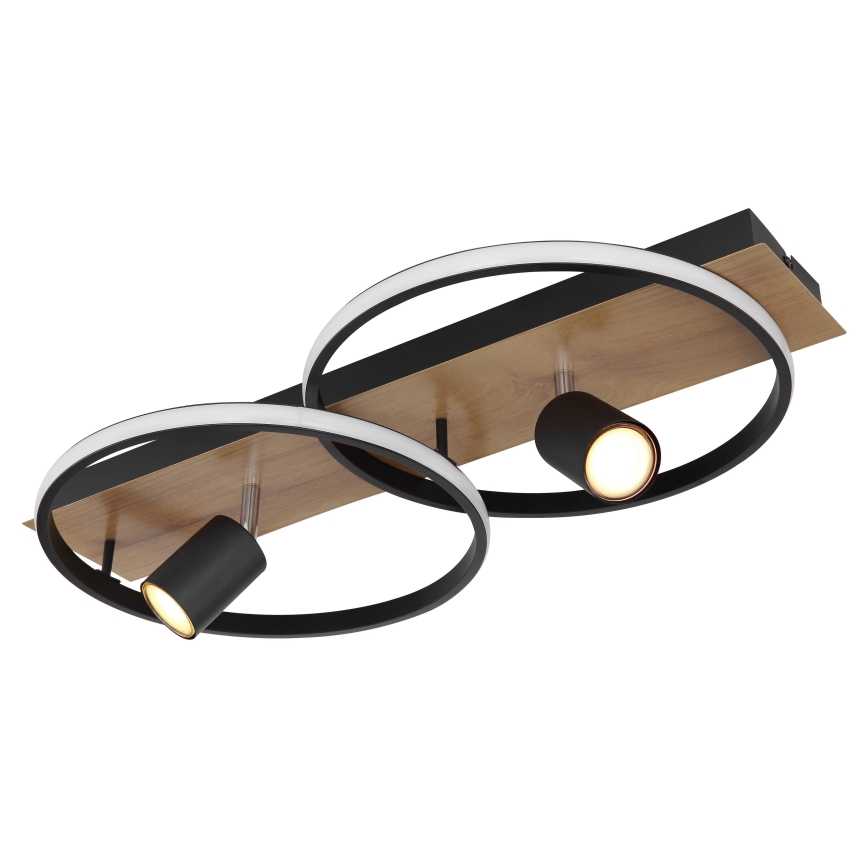 Globo - LED-kattovalaisin 2xLED/18W/230V + 2xGU10/35W/230V