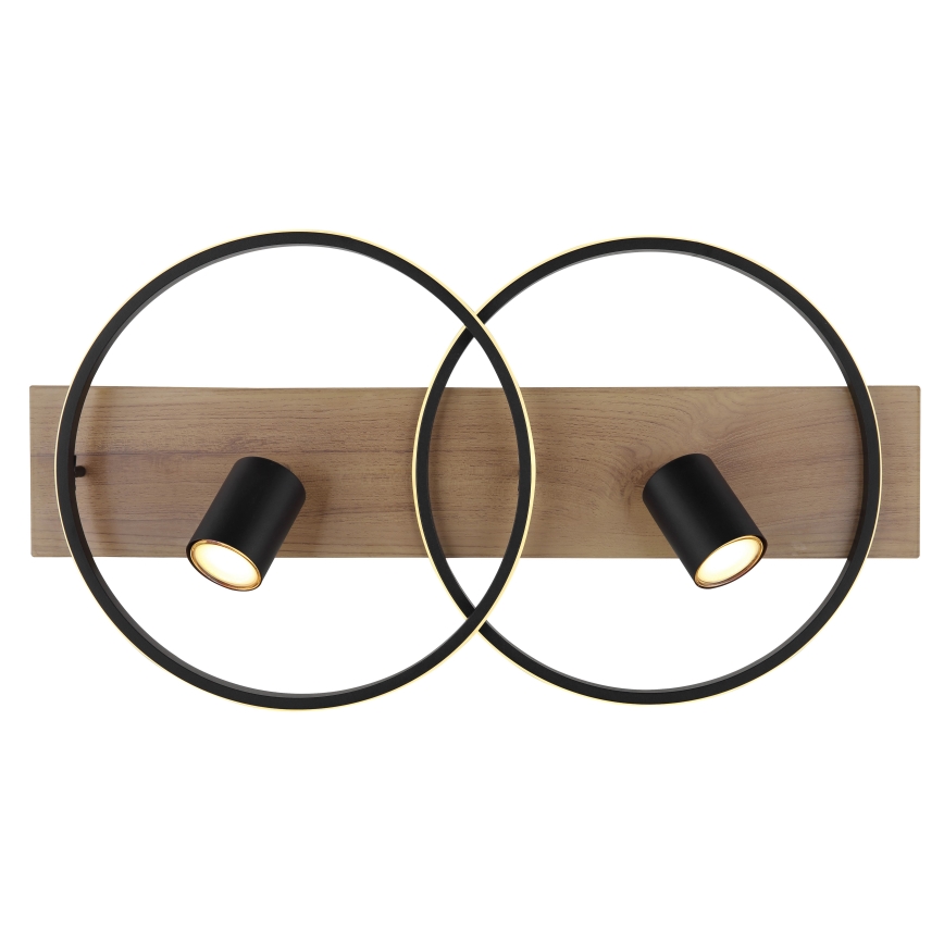 Globo - LED-kattovalaisin 2xLED/18W/230V + 2xGU10/35W/230V