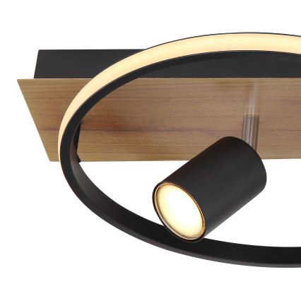 Globo - LED-kattovalaisin 2xLED/18W/230V + 2xGU10/35W/230V