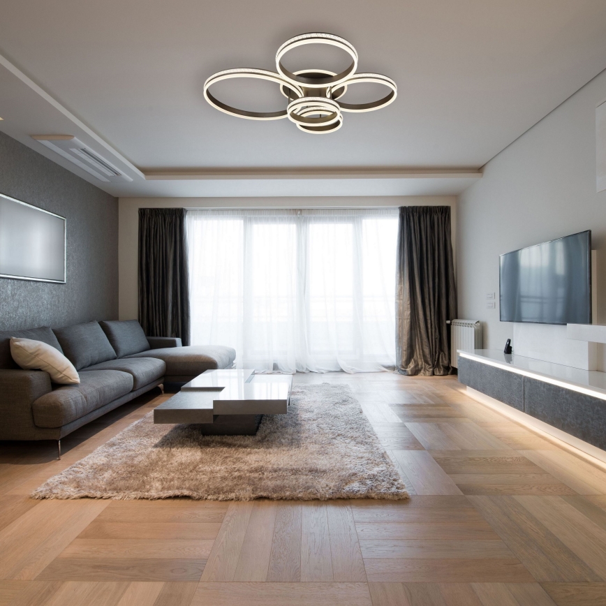 Globo - Himmennettävä LED-kattovalaisin LED/120W/230V 2700K-6000K + kauko-ohjaus