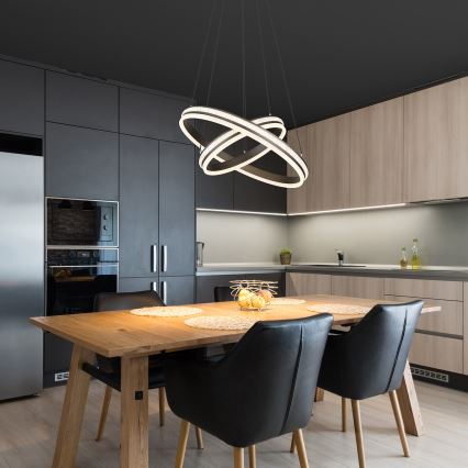 Globo - Himmennettävä LED-kattokruunu johdossa LED/60W/230V 2700K-6000K + kauko-ohjaus