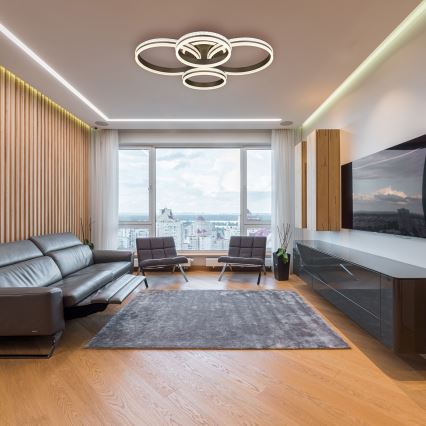 Globo - Himmennettävä LED-kattovalaisin LED/90W/230V 2700K-6000K + kauko-ohjaus