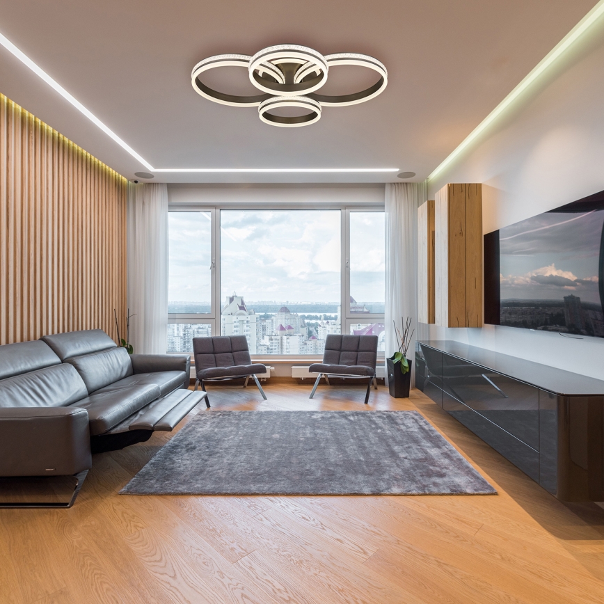 Globo - Himmennettävä LED-kattovalaisin LED/90W/230V 2700K-6000K + kauko-ohjaus