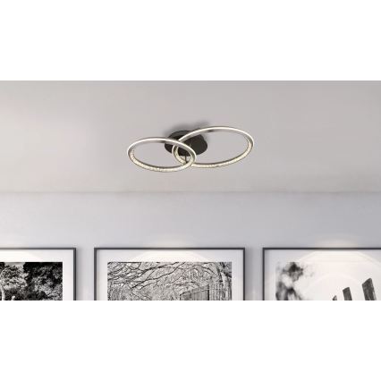 Globo - himmennettävä LED-kattovalaisin LED/50W/230V 2700-6000K 50x75 cm + kaukosäädin