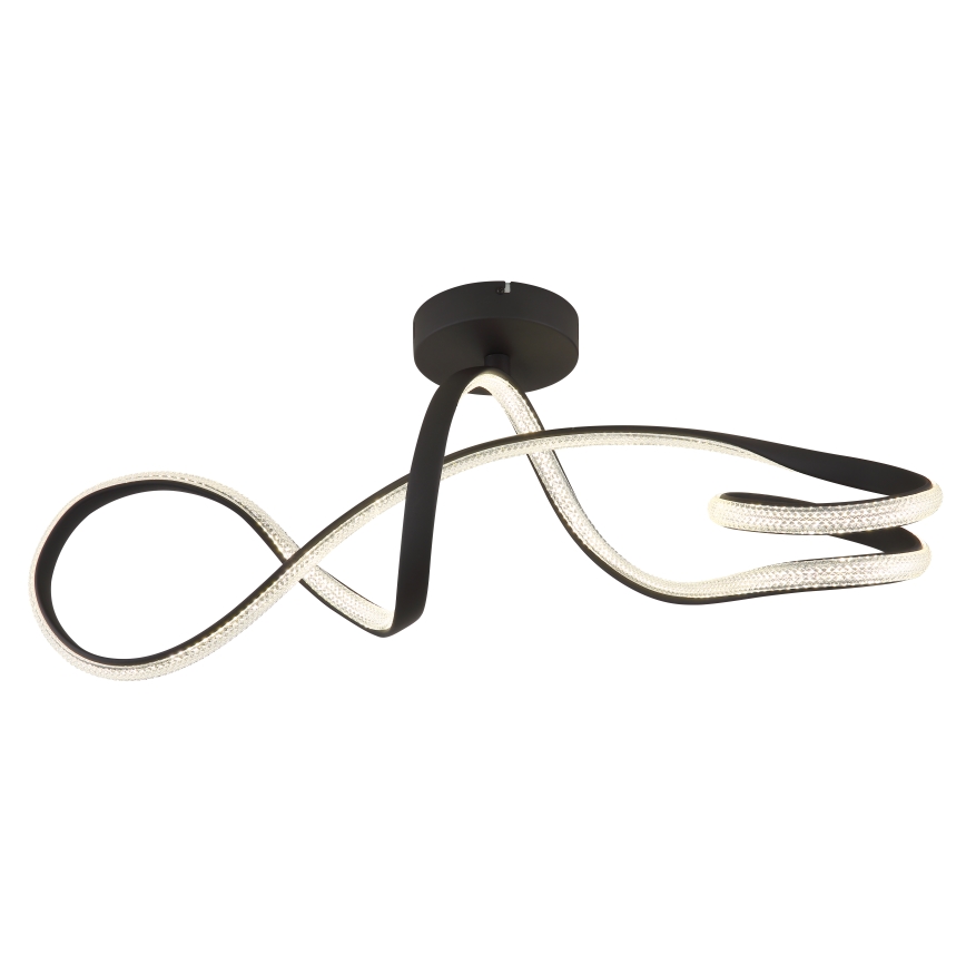 Globo - Kiinteä LED-kattokruunu LED/30W/230V musta