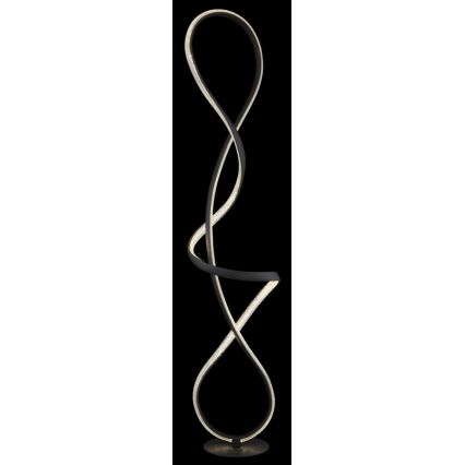 Globo - LED-lattiavalaisin LED/36W/230V musta