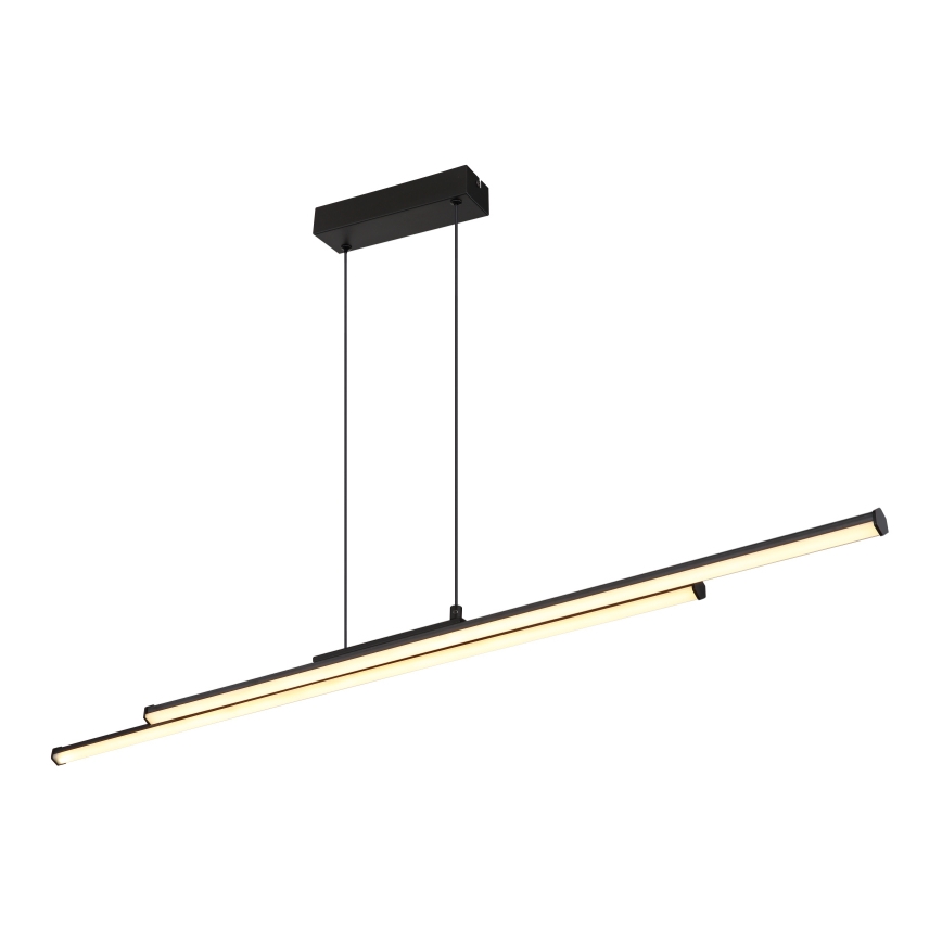 Globo - LED-kattokruunu johdossa LED/24W/230V 3000K musta