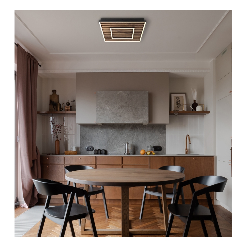 Globo - LED-kattovalaisin LED/18W/230V 3000K 30x30 cm