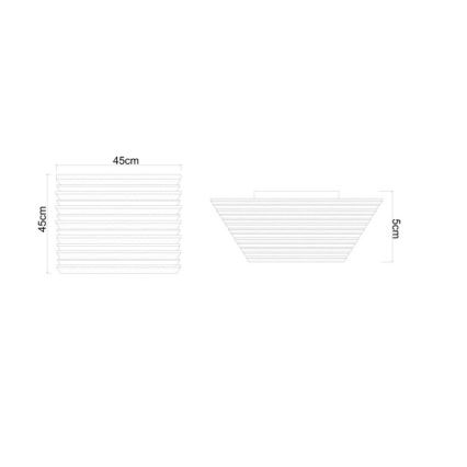 Globo - LED kattovalaisin LED/30W/230V 3000K 45x45 cm