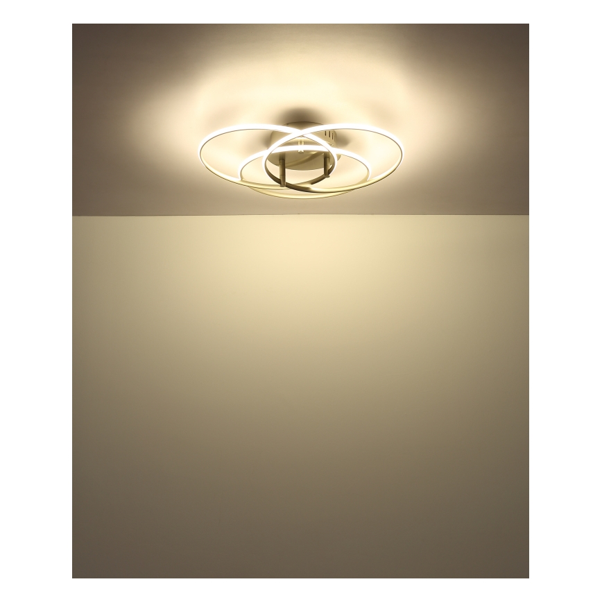 Globo - LED-kattovalaisin LED/40W/230V 4000K halkaisija 45,6 cm mattakromi