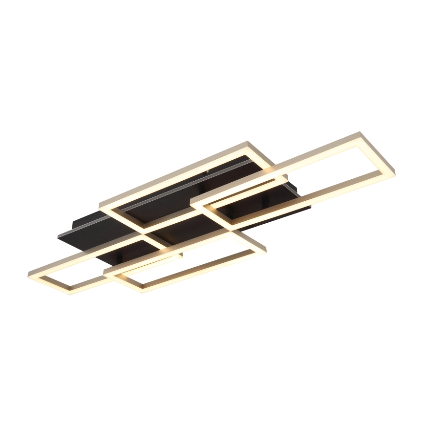 Globo - LED-himmennettävä kattovalaisin LED/40W/230V 2700-6500K 32,5x87,5 cm musta + kaukosäädin