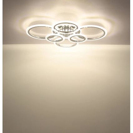 Globo - LED-kattovalaisin LED/48W/230V 2700/4000/6000K 60,5x78 cm