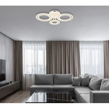 Globo - LED-kattovalaisin LED/54W/230V 3000/4200/6000K 59x42 cm