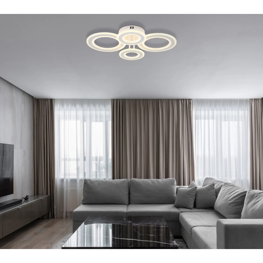 Globo - LED-kattovalaisin LED/54W/230V 3000/4200/6000K 59x42 cm