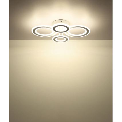 Globo - LED-kattovalaisin LED/54W/230V 3000/4200/6000K 59x42 cm