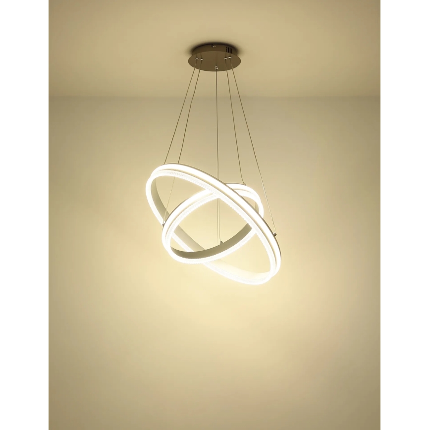 Globo - Himmennettävä LED-riippuvalaisin vaijerilla LED/60W/230V 2700-6000K + kaukosäädin