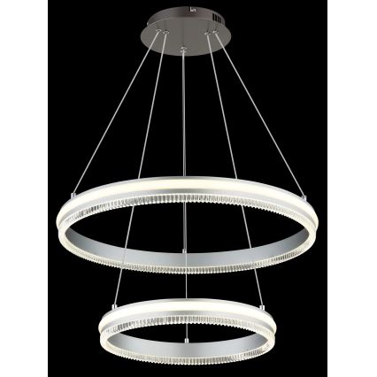 Globo - Himmennettävä LED-riippuvalaisin vaijerilla LED/60W/230V 2700-6000K + kaukosäädin