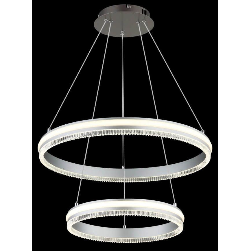 Globo - Himmennettävä LED-riippuvalaisin vaijerilla LED/60W/230V 2700-6000K + kaukosäädin