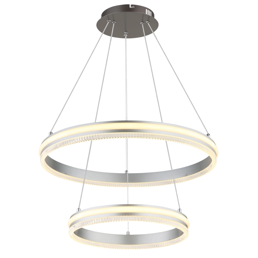 Globo - Himmennettävä LED-riippuvalaisin vaijerilla LED/60W/230V 2700-6000K + kaukosäädin