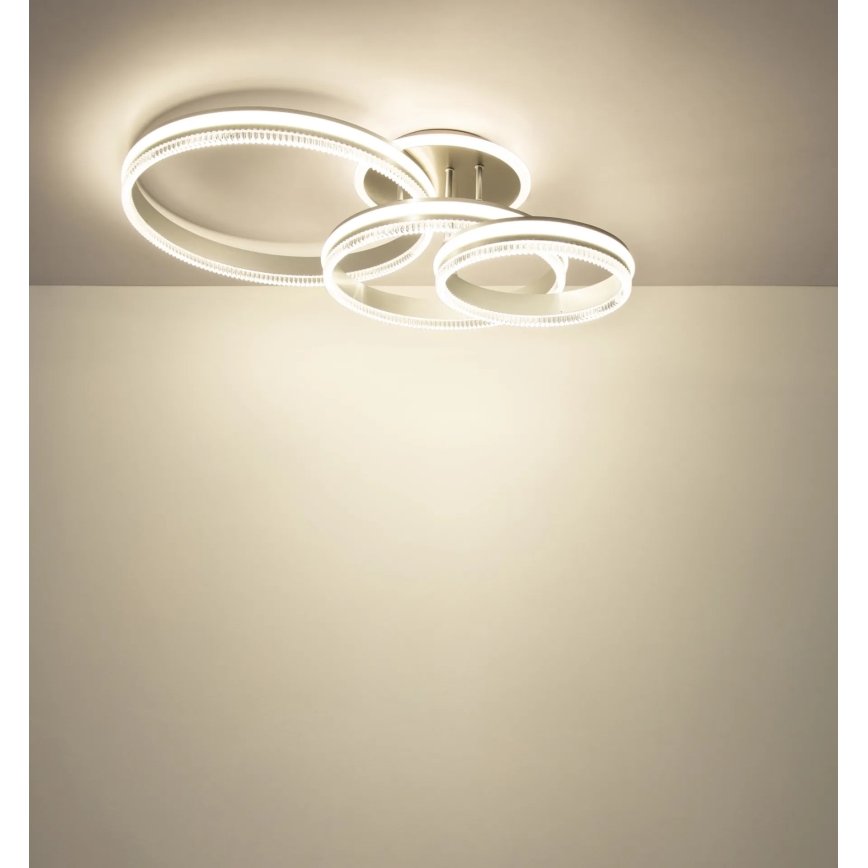 Globo - Himennettävä LED-kattovalaisin LED/72W/230V 2700-6000K hopea + kaukosäädin