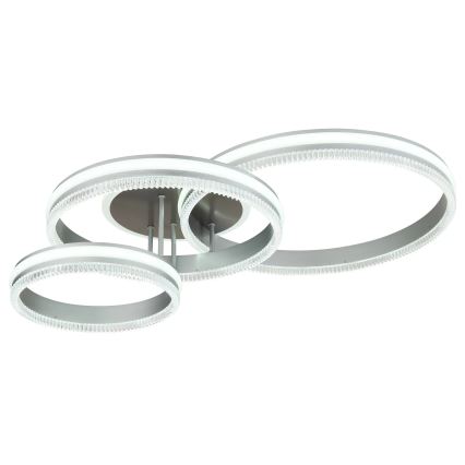 Globo - Himennettävä LED-kattovalaisin LED/72W/230V 2700-6000K hopea + kaukosäädin