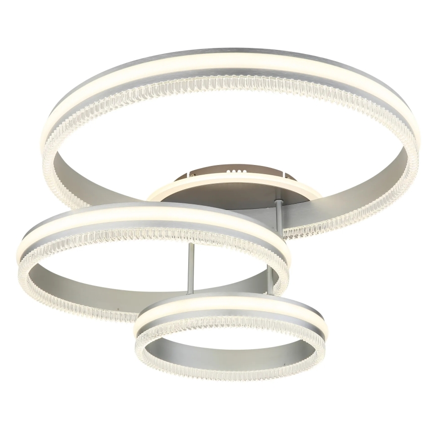 Globo - Himennettävä LED-kattovalaisin LED/72W/230V 2700-6000K hopea + kaukosäädin