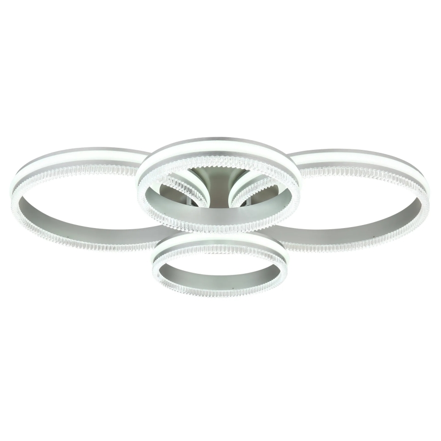 Globo - LED-himmennettävä kattovalaisin LED/90W/230V 2700-6000K hopea + kaukosäädin