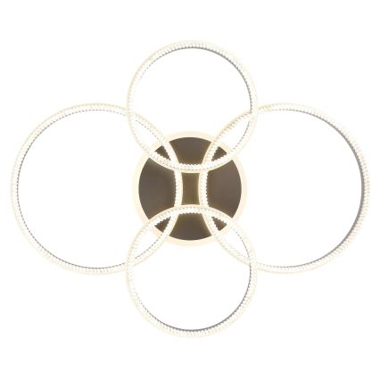 Globo - LED-himmennettävä kattovalaisin LED/90W/230V 2700-6000K hopea + kaukosäädin
