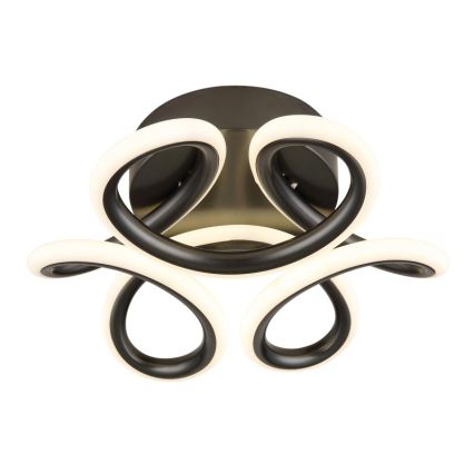 Globo - LED-kattovalaisin LED/24W/230V 2700/4000/6000K halkaisija 26 cm musta