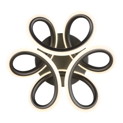 Globo - LED-kattovalaisin LED/24W/230V 2700/4000/6000K halkaisija 26 cm musta