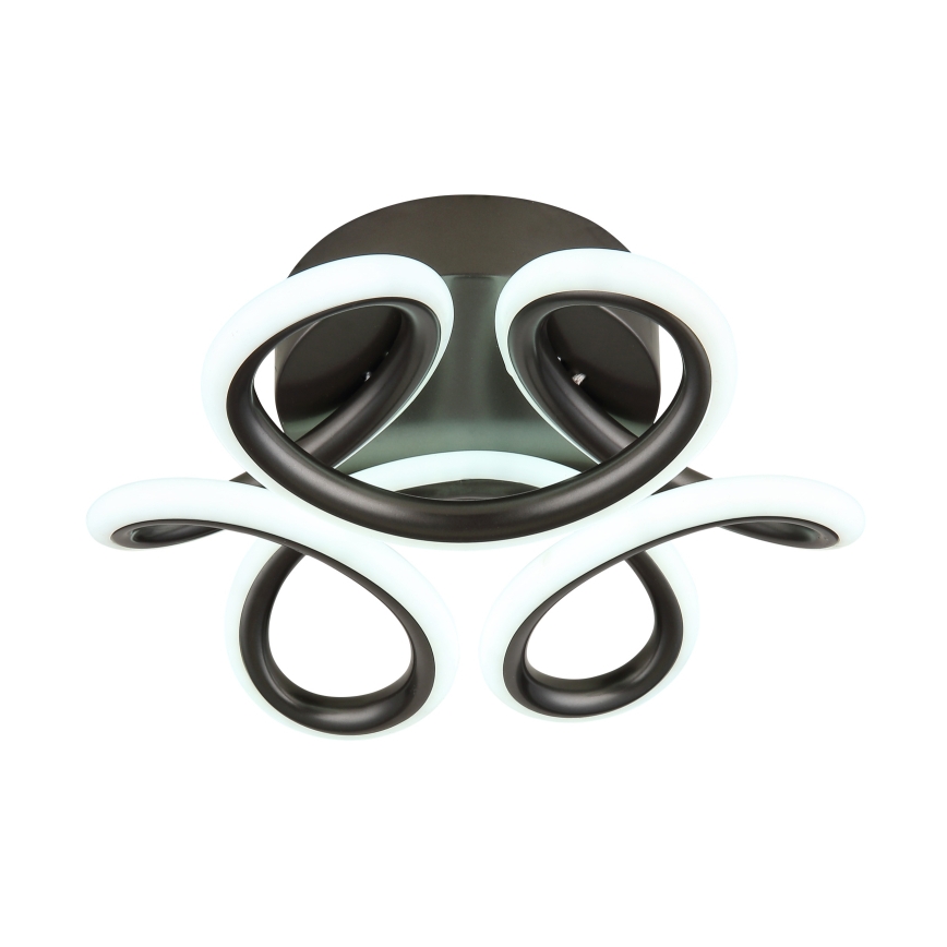 Globo - LED-kattovalaisin LED/24W/230V 2700/4000/6000K halkaisija 26 cm musta