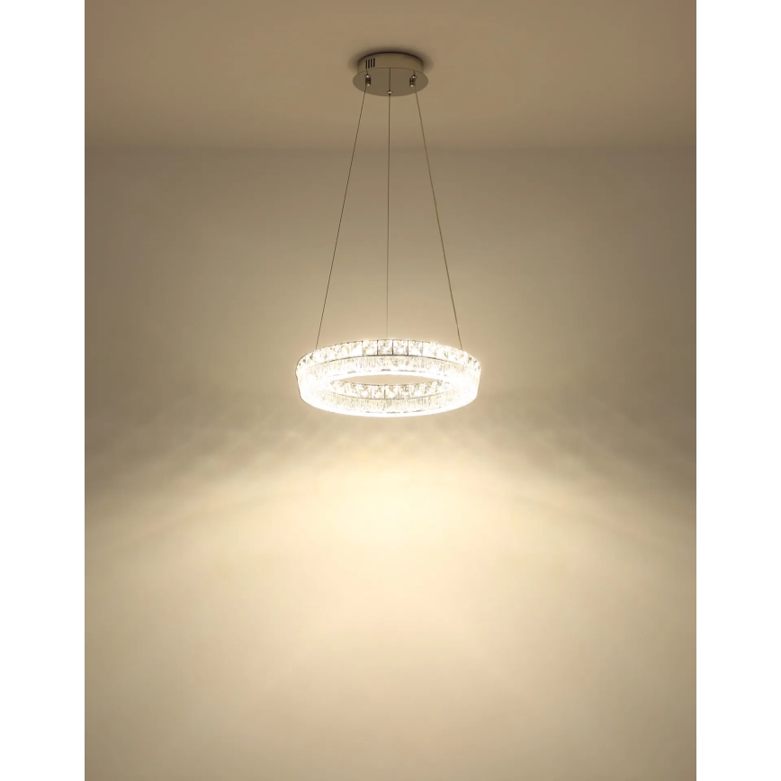 Globo - himmennettävä LED-riippuvalaisin vaijerilla LED/24W/230V 2700-6000K kirkas + kaukosäädin