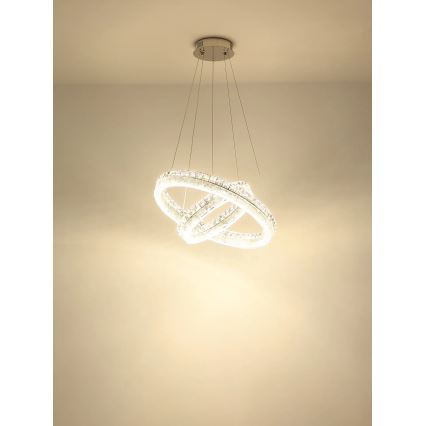 Globo - himmennettävä LED-riippuvalaisin kaapelilla LED/60W/230V 2700-6000K kirkas + kaukosäädin