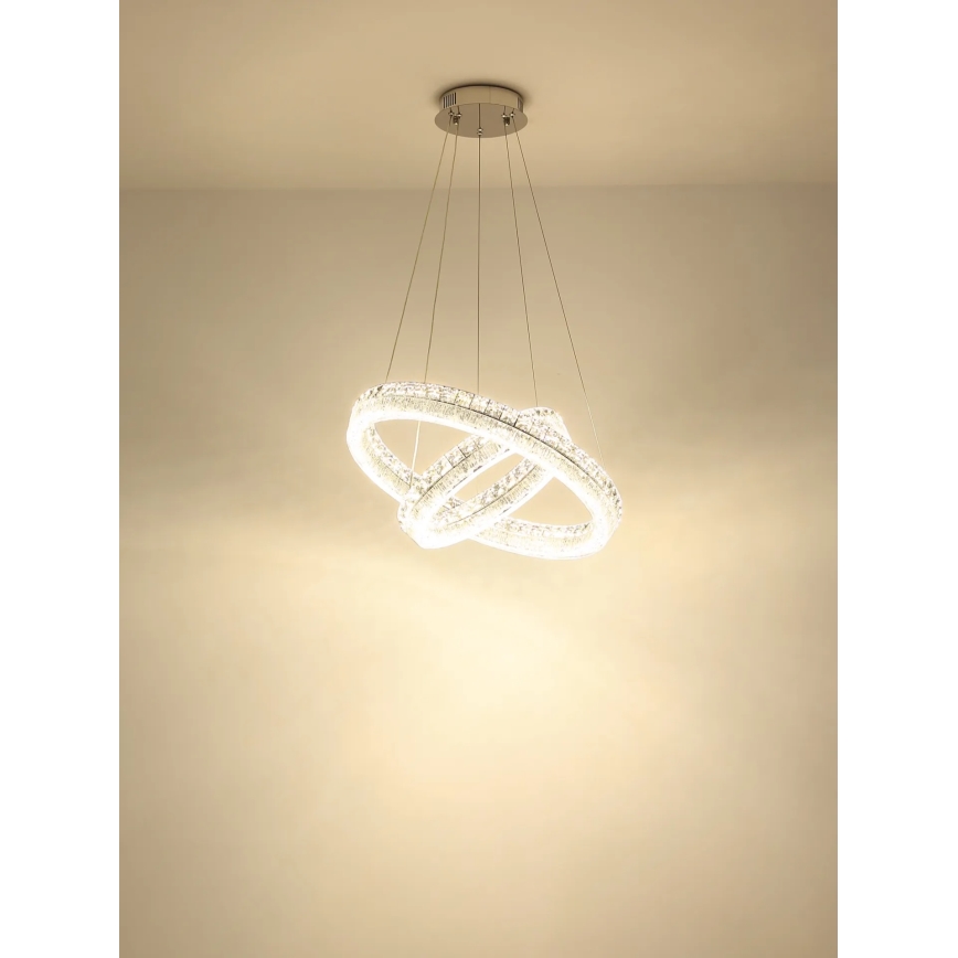 Globo - himmennettävä LED-riippuvalaisin kaapelilla LED/60W/230V 2700-6000K kirkas + kaukosäädin