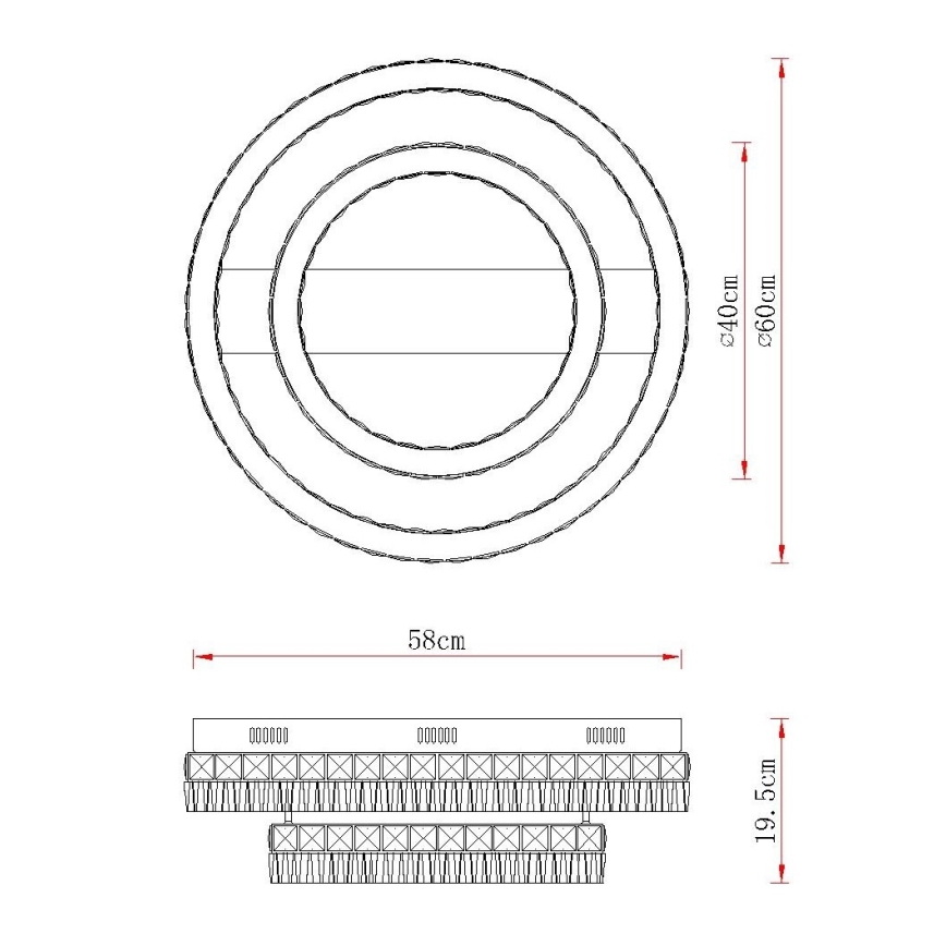 Globo - LED-himmennettävä kattovalaisin LED/60W/230V 2700-6000K kirkas + kaukosäädin