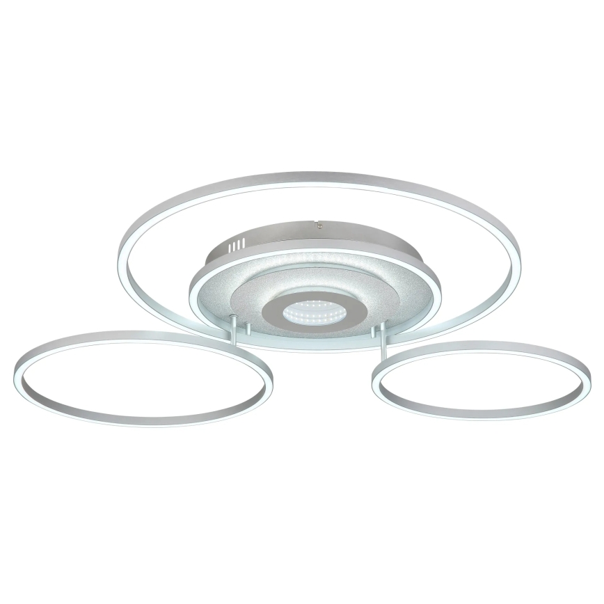 Globo - himmennettävä LED-kattovalaisin LED/60W/230V 2700-6500K 80,8x99,2 cm hopea + kaukosäädin