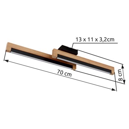 Globo - LED-kattovalaisin LED/12W/230V