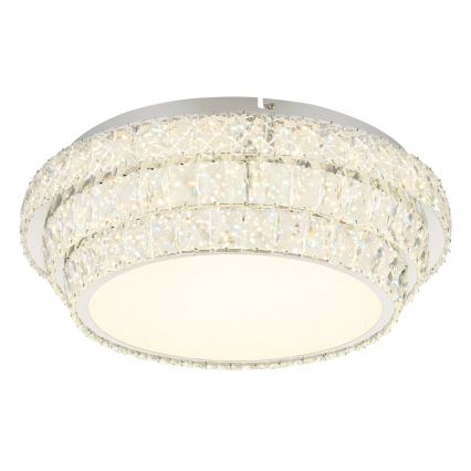 Globo - LED himmennettävä kattovalaisin LED/48W/230V 2700-6000K halkaisija 50 cm valkoinen + kaukosäädin