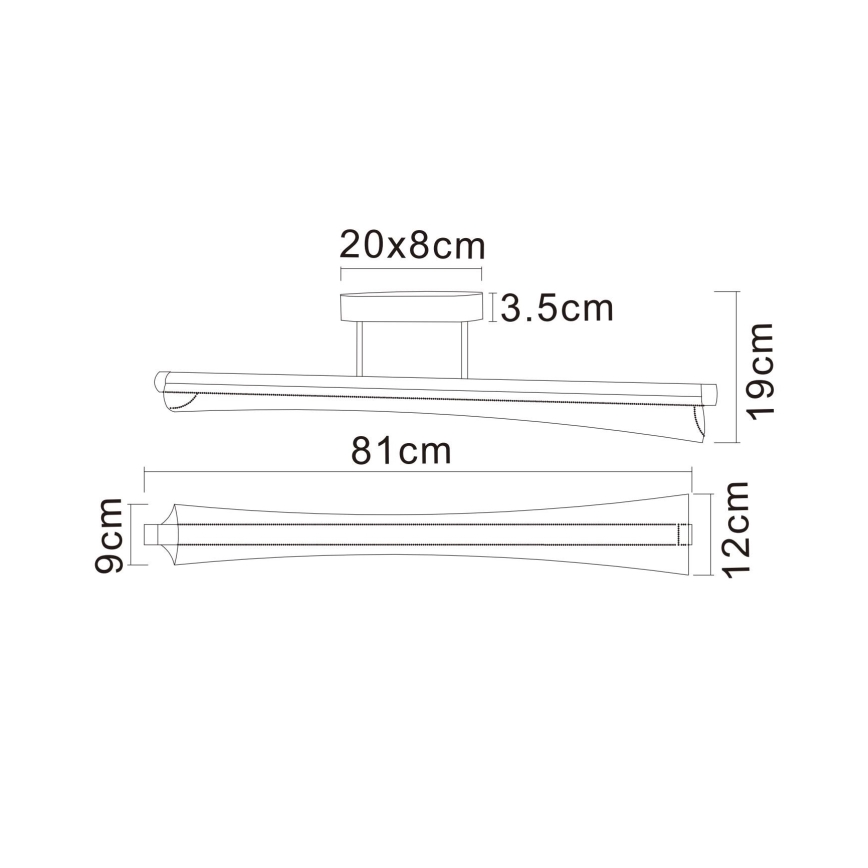 Globo - LED-riippuvalaisin varrella LED/28W/230V 2700/4000/6000K