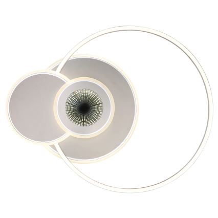 Globo - LED-himmennettävä kattovalaisin LED/24W/230V 2700-6000K hopea + kaukosäädin