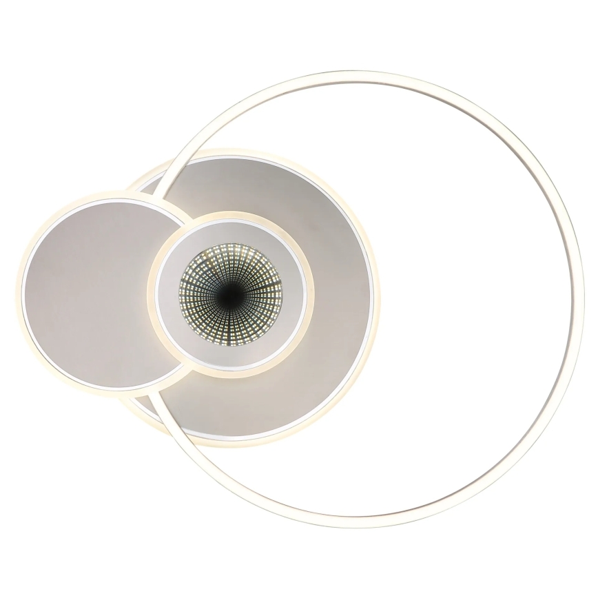 Globo - LED-himmennettävä kattovalaisin LED/24W/230V 2700-6000K hopea + kaukosäädin