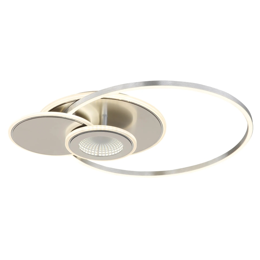 Globo - LED-himmennettävä kattovalaisin LED/24W/230V 2700-6000K hopea + kaukosäädin
