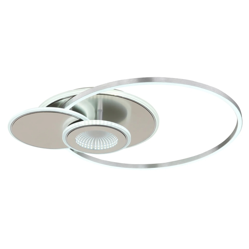 Globo - LED-himmennettävä kattovalaisin LED/24W/230V 2700-6000K hopea + kaukosäädin