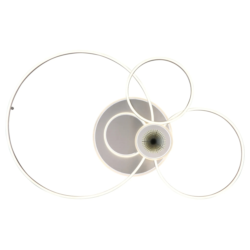 Globo - himmennettävä LED-kattovalaisin LED/36W/230V 2700-6500K hopea + kaukosäädin