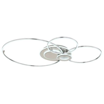 Globo - himmennettävä LED-kattovalaisin LED/36W/230V 2700-6500K hopea + kaukosäädin