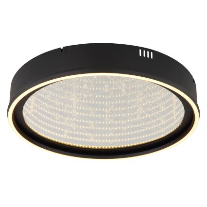 Globo - himmennettävä LED-kattovalaisin LED/40W/230V 2700-6500K halkaisija 51,5 cm musta + kaukosäädin