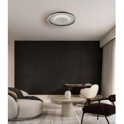 Globo - LED-kattovalaisin LED/40W/230V 3000/4000/6000K Ø 51,5 cm musta