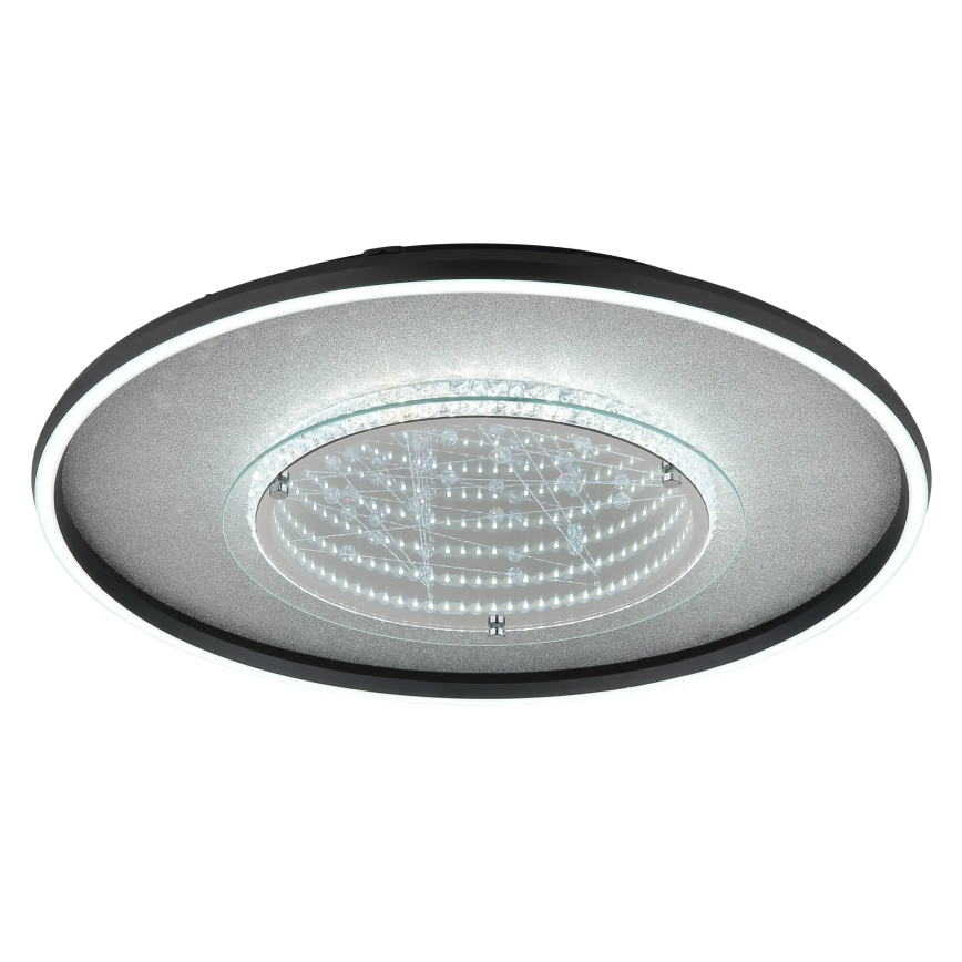 Globo - LED-kattovalaisin LED/40W/230V 3000/4000/6000K Ø 51,5 cm musta